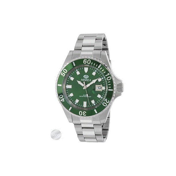 Técnica y Control reloj de color verde