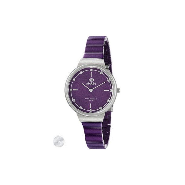 Técnica y Control reloj morado