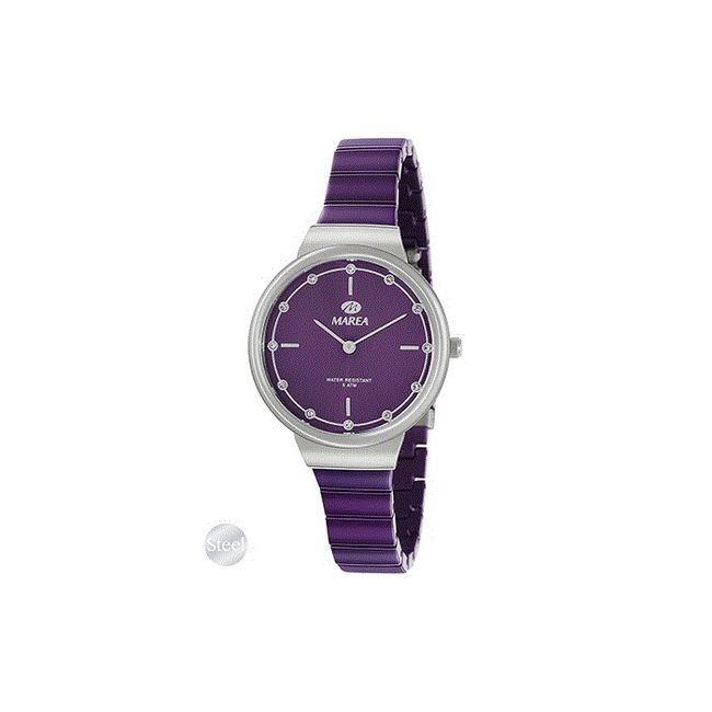 Técnica y Control reloj morado