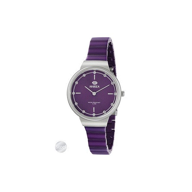 Técnica y Control reloj morado